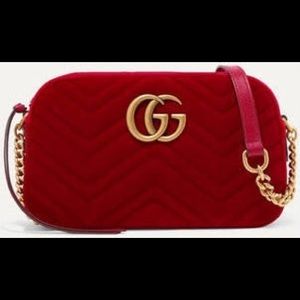 ISO gucci marmont crossbody leather or velvet